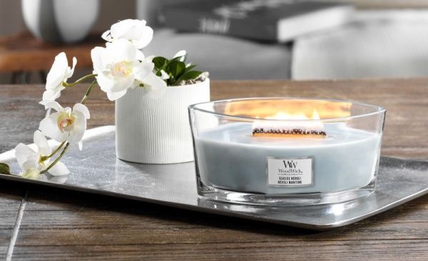 Свічка ароматична Woodwick Ellipse Seaside Neroli 453 г 