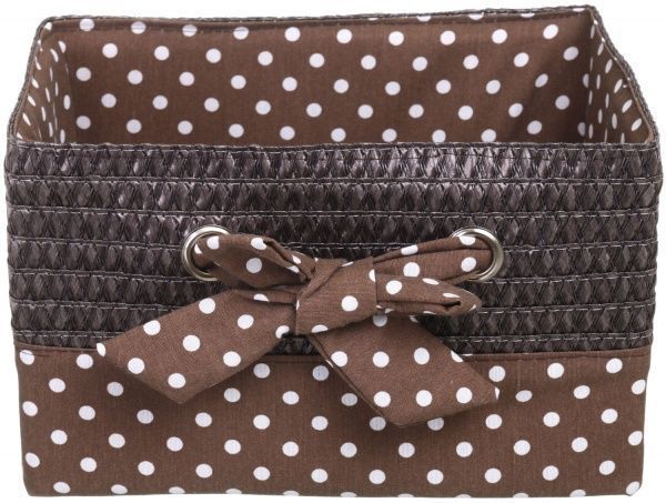 Кошик плетений з текстилем Tony Bridge Basket 29x20x16 см DSA16-7AB-5 