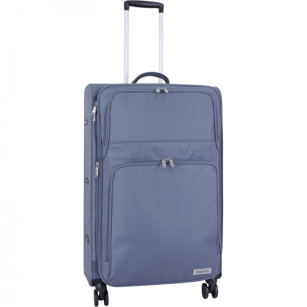 Чемодан Bagland L New 90 л серый 3799127 