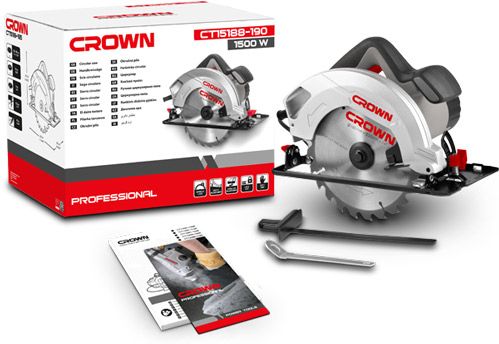 Пилка дискова Crown CT15188-190