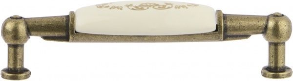 Меблева ручка UP 213 AB/MLK 96 мм стара бронза DC