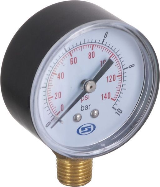 Манометр вертикальний Gross 50 мм 10.0 Bar