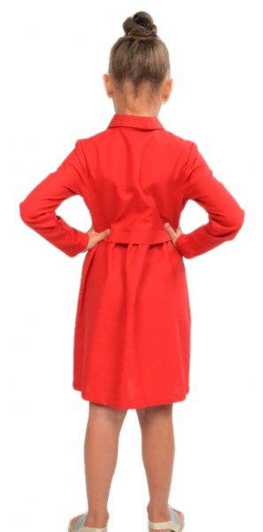 Платье Эдельвика р.158 красный 168-19/00 