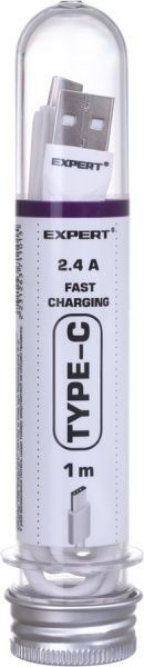 Кабель Expert Power USB Type-C – USB 1 м белый (EC-D05CWH)