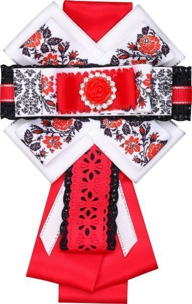 Галстук жабо 4113/5 красный 