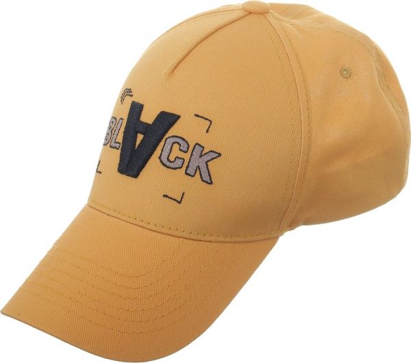 Бейсболка з вишивкой та написом Black в асортименті 57-60 см гірчичний