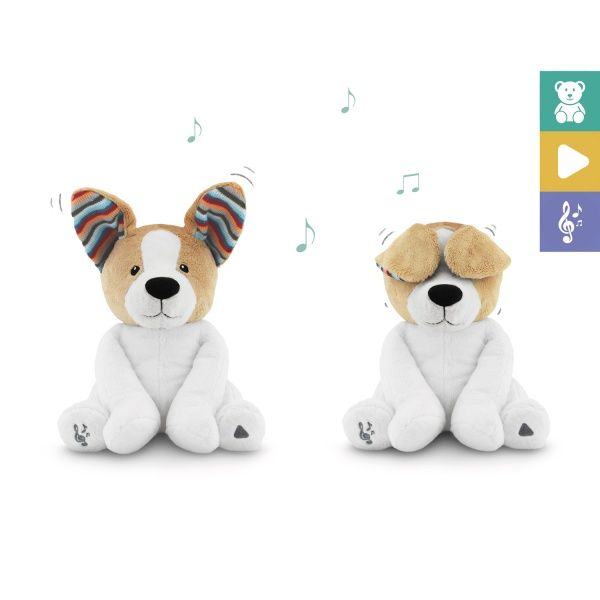 Игрушка интерактивная Zazu Собачка Дэнни с хлопающими ушами и пением ZA-DANNY-01