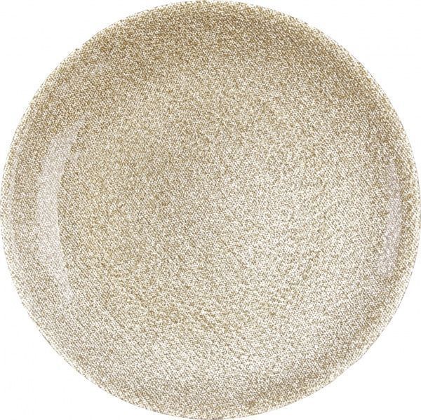 Блюдо Seta 33 золотий Dekor Cam 