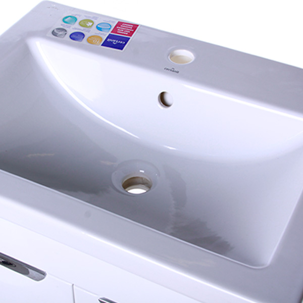 Тумба підлогова Сансервіс Laura 60 с умывальником Como 60 белая