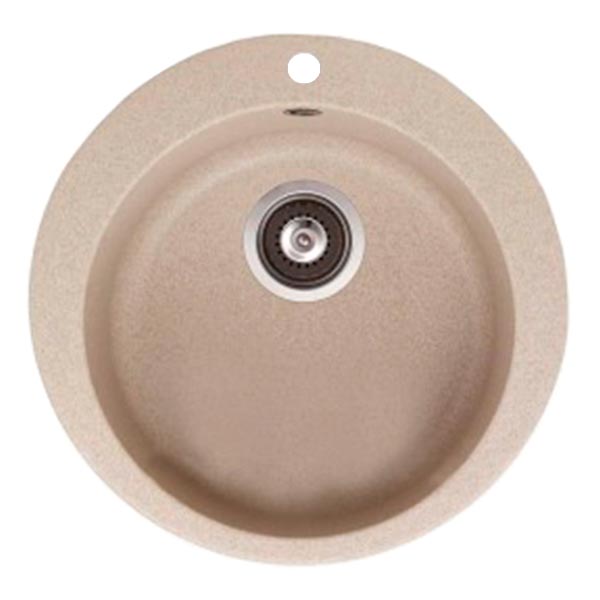 Мойка врезная Eurodomo Single 1 бежевая