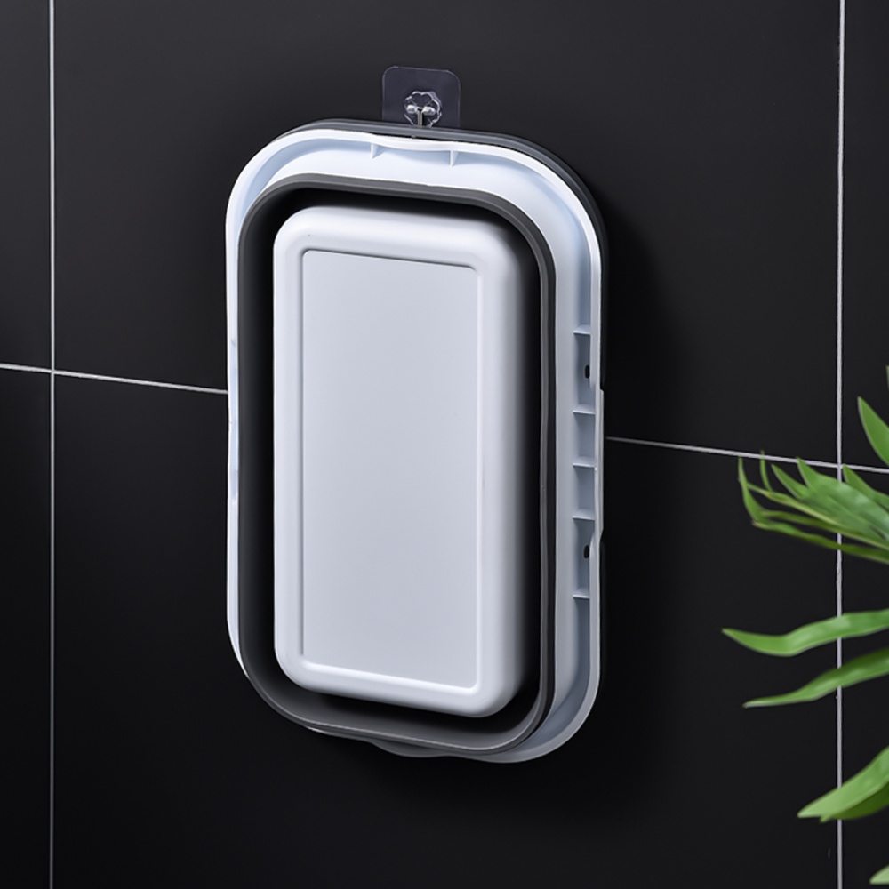 Відро звичайне MVM BIN-19 16 л сірий/білий