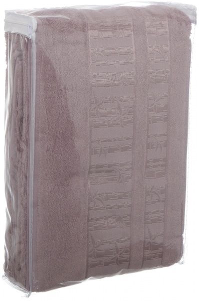 Простынь махровая 160x215 см розовый ABC 