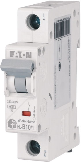 Автоматический выключатель Eaton 1п 10A HL-B10/1 4,5kA 194719