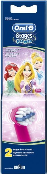 Сменные насадки для электрической щетки Oral-B с Диснеевскими персонажами 2 шт.