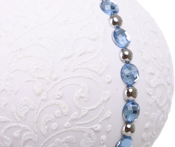 Шар новогодний Элит d 100 мм в ассортименте