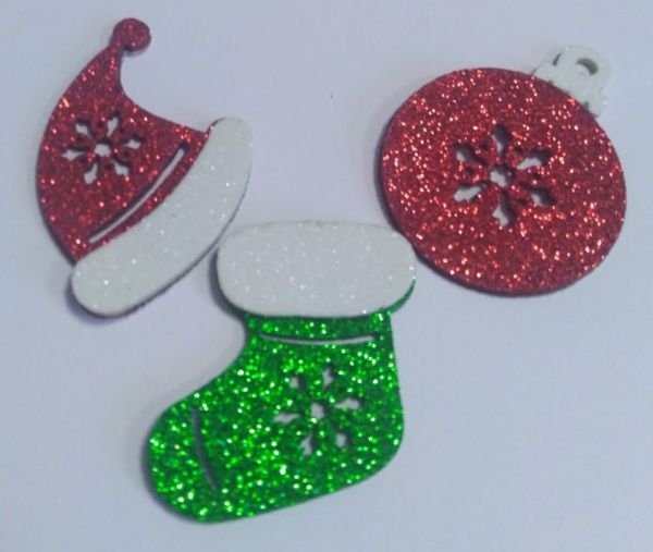 Набор декоративных изделий Праздничный 6 шт. 125145 Діамантові ручки