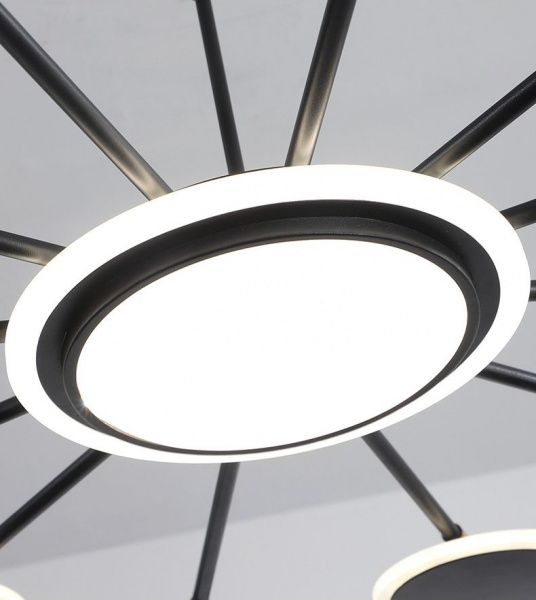 Люстра світлодіодна Altalusse INL-5122P-76 76 Вт чорний 