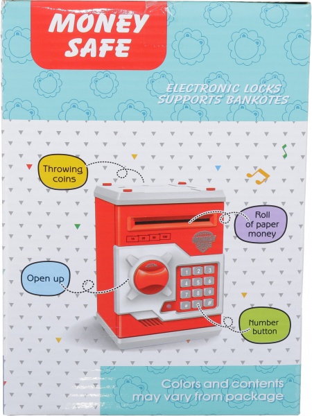 Сейф-скарбничка електронний дитячий класичний зелений OTE0643207/green