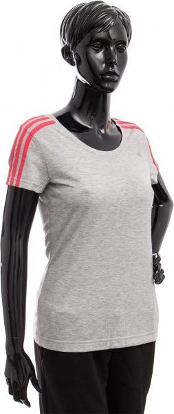 Футболка Adidas ESS 3S SLIM TEE AY4791 2XS сірий