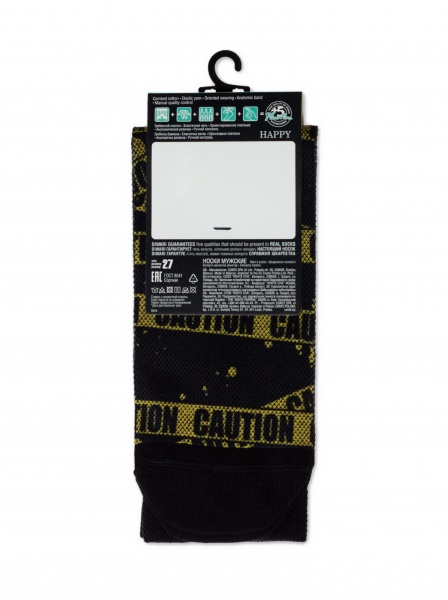 Шкарпетки чоловічі DiWaRi 51720383 HAPPY 20С-202СП р.27 чорний