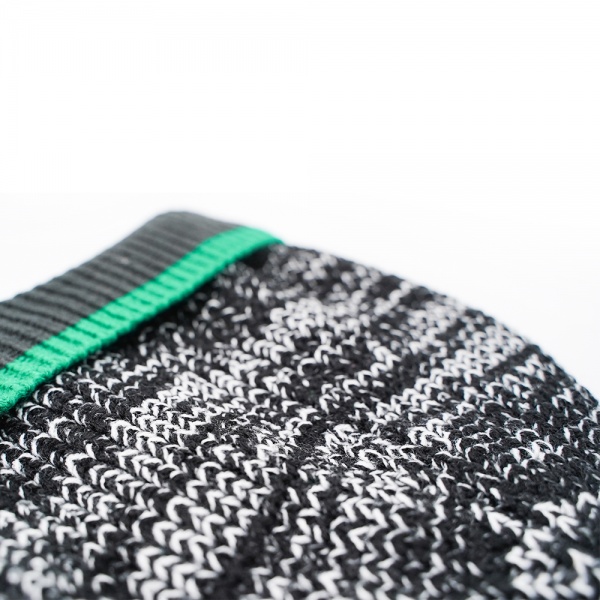 Шапка Dexshell водонепроникна Cuffed Beanie, р-р L/XL (58-60 см) DH353GRNLXL р.XL чорний із зеленими вставками