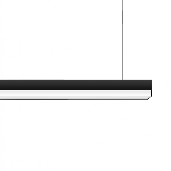 Світильник підвісний Светкомплект LED P-40 4000K 40 Вт чорний 