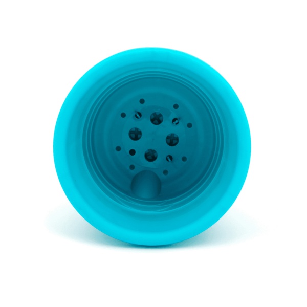 Горщик пластиковий Омела Омела Пастель 1,6 л круглий аква 