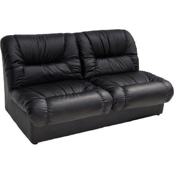 Диван Примтекс Плюс Vizit 02 D-5 черный двухместный
