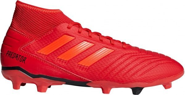 Бутсы Adidas PREDATOR 19.3 FG BB9334 р. UK 9 красный