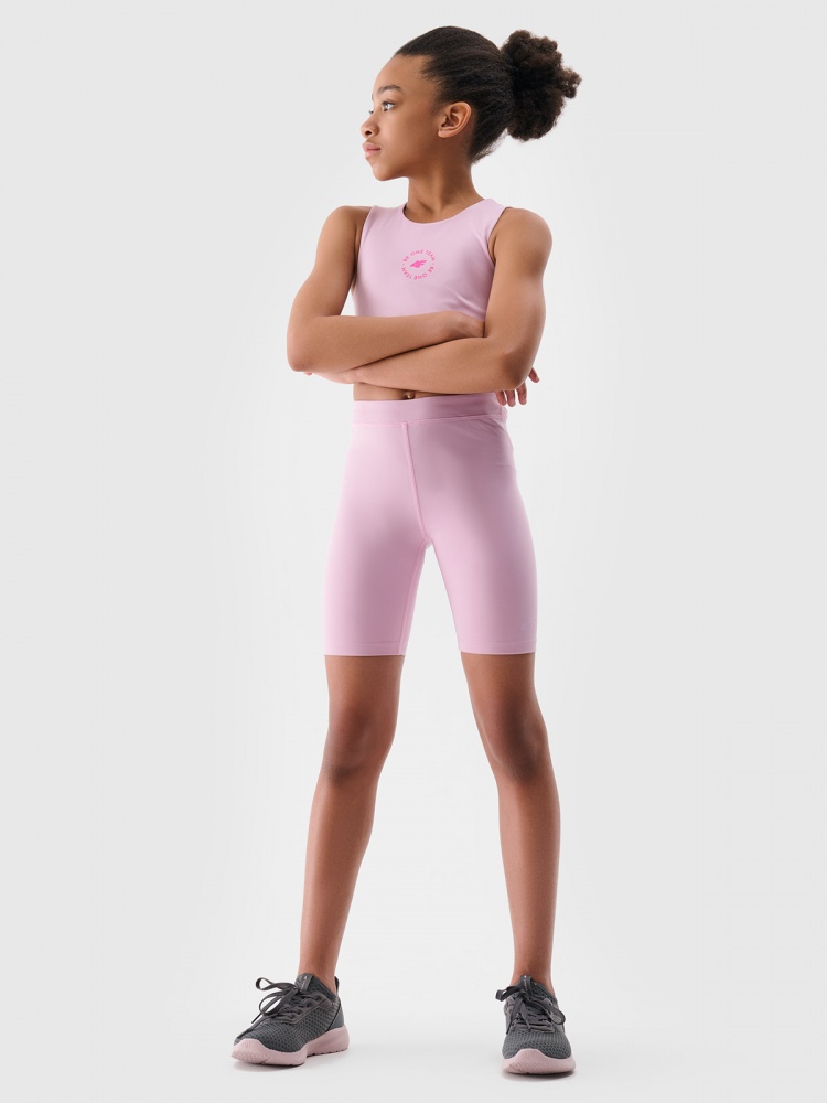 Велосипедки 4F SHORT TIGHTS FNK F041 4FJWSS25TFSTF041-56S р.152 рожевий
