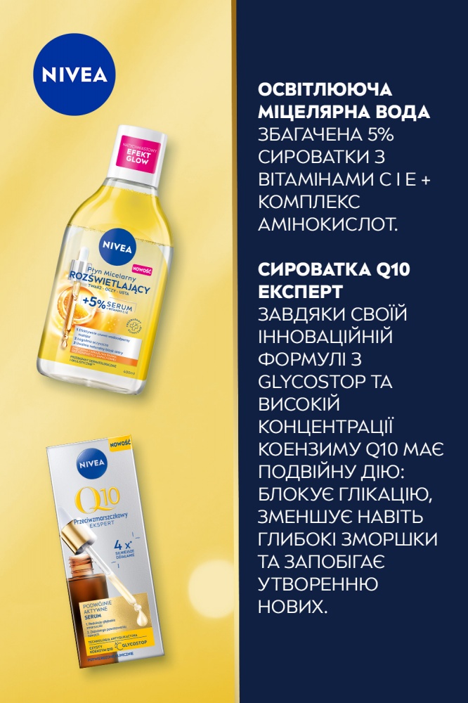 Подарунковий набір для жінок Nivea VIBRANT SKIN