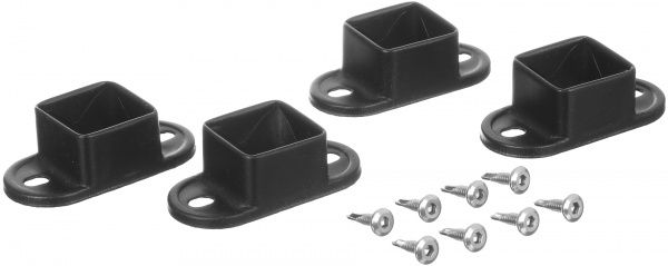Комплект Комплект к ограждению (балкон) 4 кронштейна, 8 винтов (40307513)