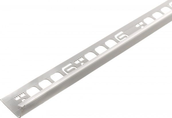 Уголок для плитки Salag внутренний 03 ПВХ 9 мм 2,5м серый 