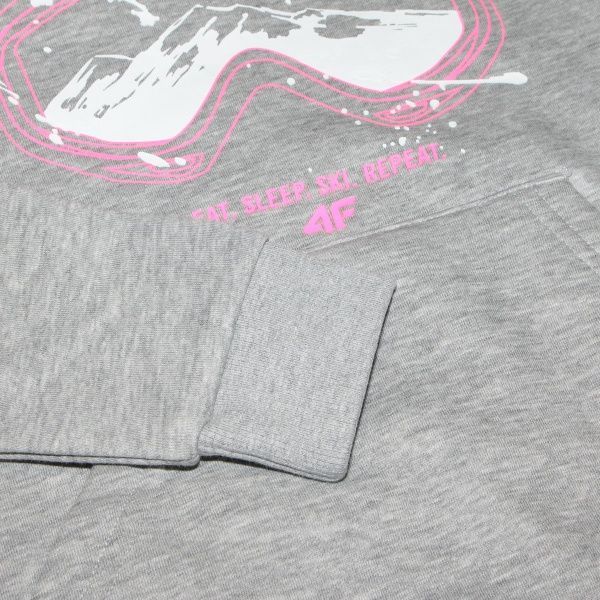 Джемпер 4F HJZ20-JBLD006A-25M р. 134 серый меланж