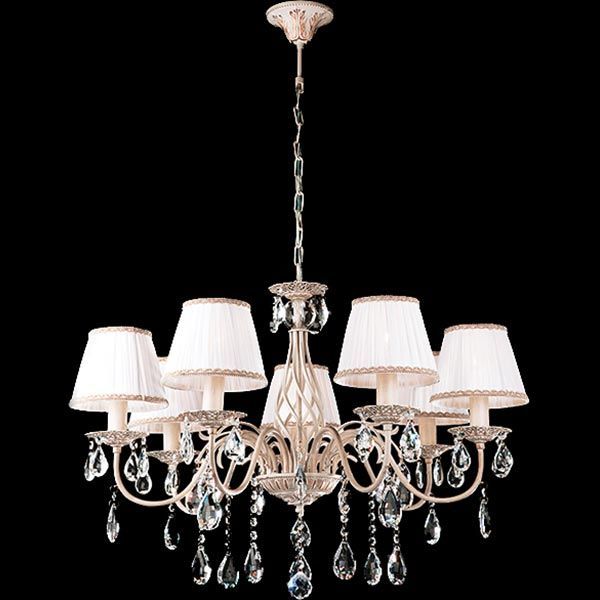 Люстра подвесная Strotskis Cape Coral 7x40 Вт E14 бело-золотистый 3637/7 