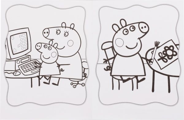 Книга «Свинка Пеппа. Водяна розмальовка» 978-966-462-716-7