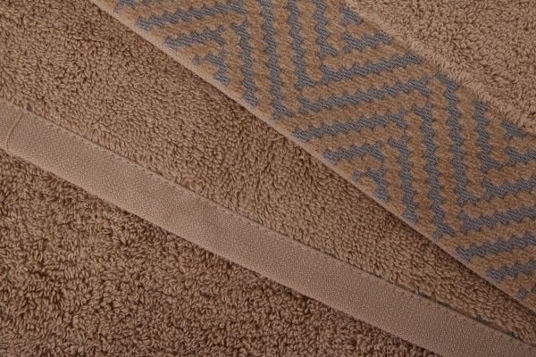Рушник 50x90 см коричневий Arrows 