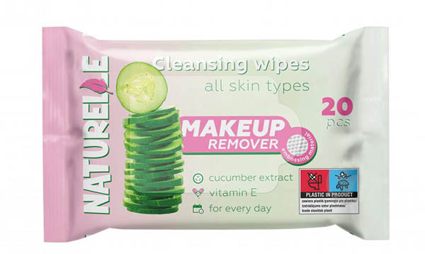Салфетки мицеллярные Naturelle для снятия макияжа c экстрактом огурца 20 шт./уп.