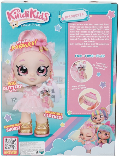 Набір з лялькою Moose KINDI KIDS Піруетта FUN TIME 25 см