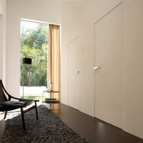 Двери скрытого монтажа Architec Line Bianco Inizio NEW Multistrato FT PA левые СС+ФП 620 мм белый 