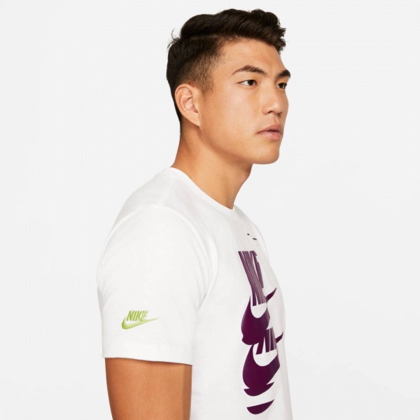 Футболка Nike M NSW ESS+ SPORT 1 TEE DM6377-100 р.M білий