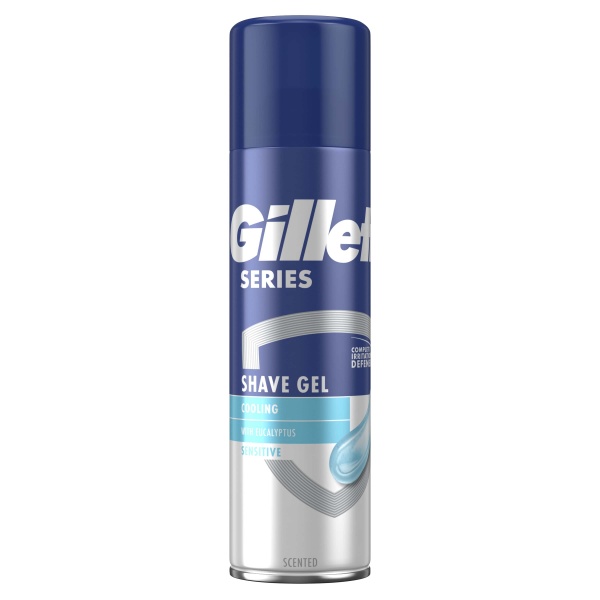 Гель для бритья Gillette Series Охлаждающая с эвкалиптом 200 мл