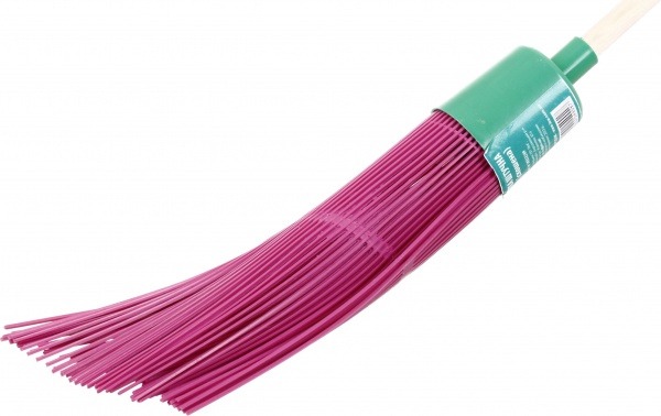 Метла искусственная скошенная №2 в ассортименте