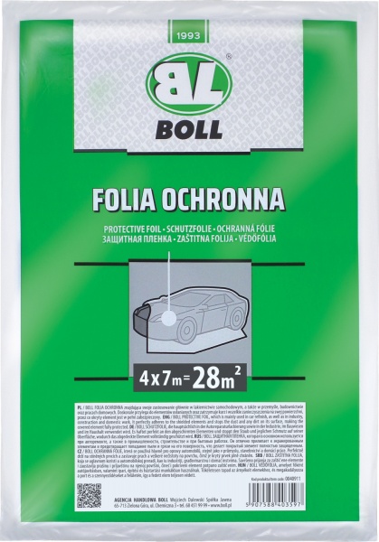 Защитная пленка BOLL 400х700см (28 м²)