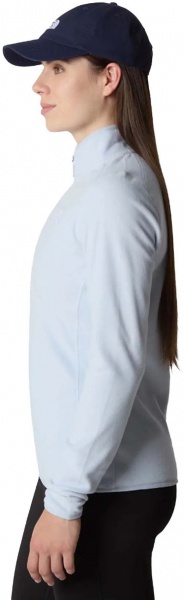 Джемпер THE NORTH FACE W 100 GLACIER 1/4 ZIP - EU NF0A855MI0E1 р.S голубой