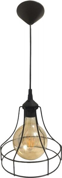 Підвіс Lamperia Iron Mini Flambeau 1x60 Вт E27 чорний 