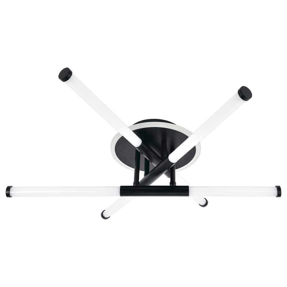 Люстра светодиодная Hopfen SNOFNUGG-6 BK 4x55 Вт LED-модуль черный