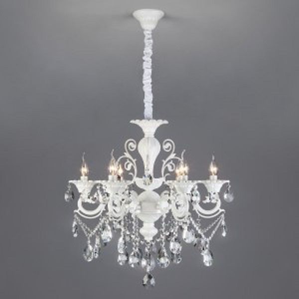 Люстра підвісна Strotskis Tivoli 6x60 Вт E14 білий 294/6 