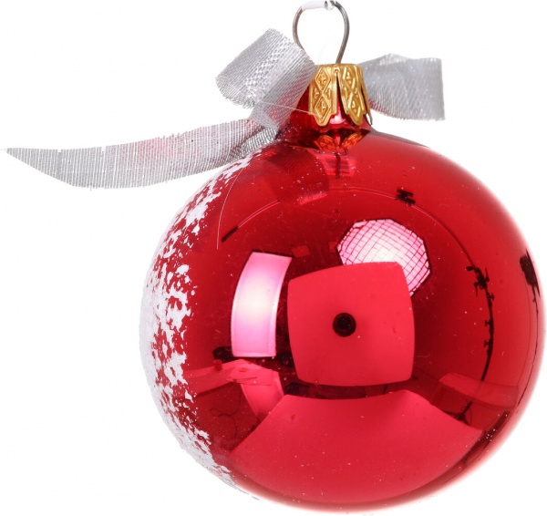 Шар новогодний символ года декупаж d 60 мм в ассортименте