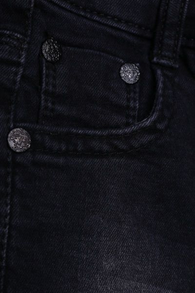 Джинсы Beren Style для девочек 6055 р.110 черный с серым 